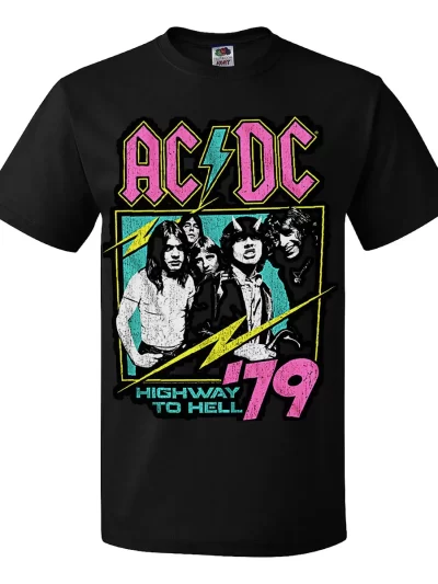Remera Camiseta Banda Acdc Highway To Hell To Hell