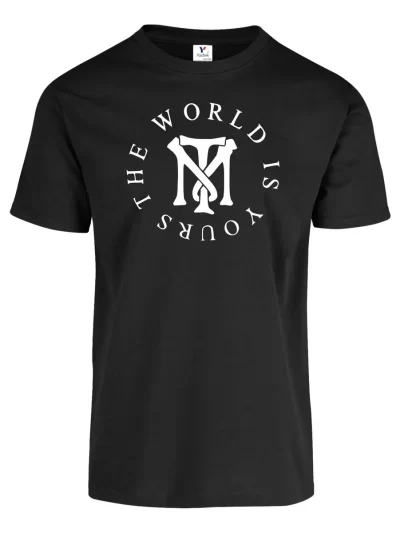 Remera World Is Yours Tony Montana Logo Hombre Mujer