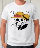 Remera Anime One Piece Monkey D Luffy Bandera Pirata
