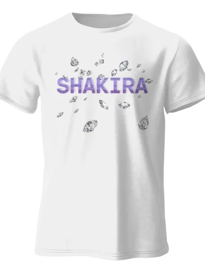 Remera Shakira World Tour Mujeres Ya No Lloran Diamantes