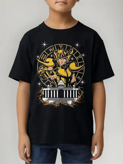 Remera Niño Mu De Aries Caballeros Del Zodiaco