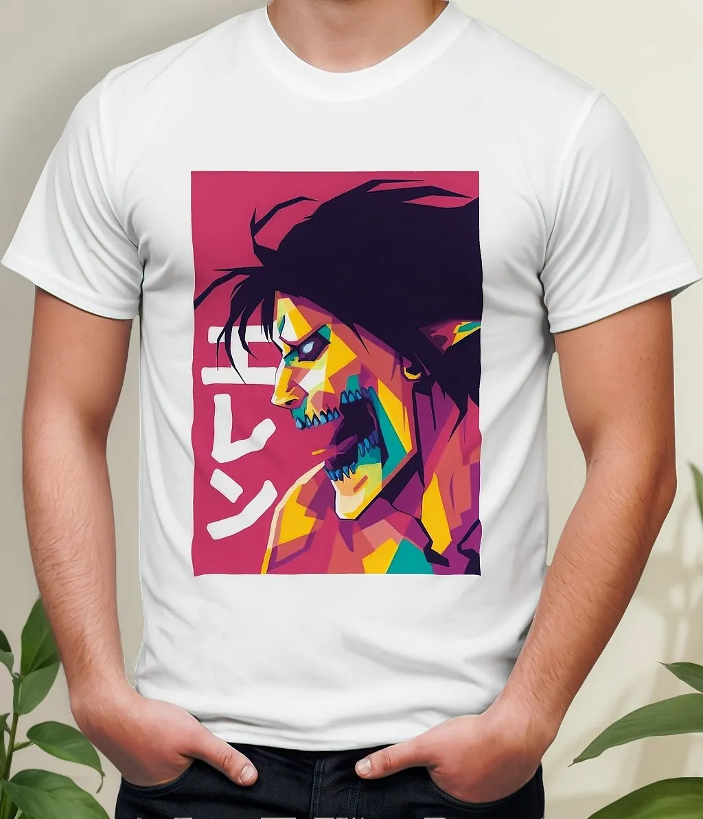 Remera Anime Manga Shingeki No Kyojin Eren Titán