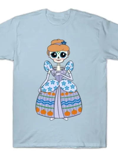 Remera Camiseta La Catrina Princesa Calavera Diosa De La Mu