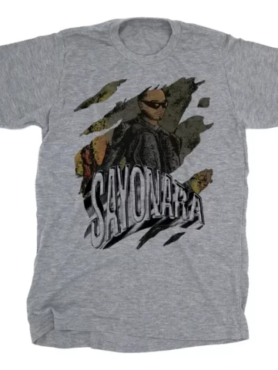 Remera Blanca Sayonara Alvaro Diaz