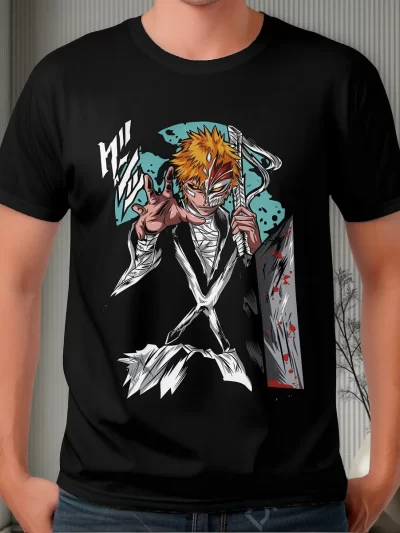 Remera Anime Bleach Ichigo Kurosaki