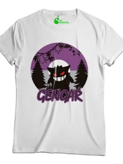 Remera Gengar Moon Purple