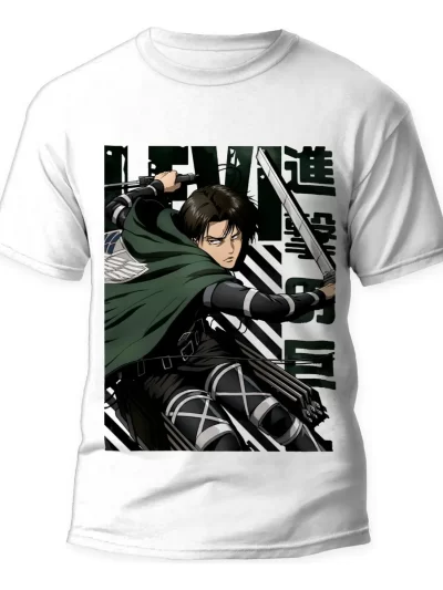Remera Anime Manga Shingeki No Kyojin Levi Ackerman