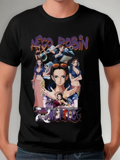 Remera Anime One Piece Nico Robin Waifu