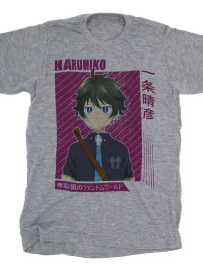 Remera Blanca Musaigen Haruhiko Ichijou