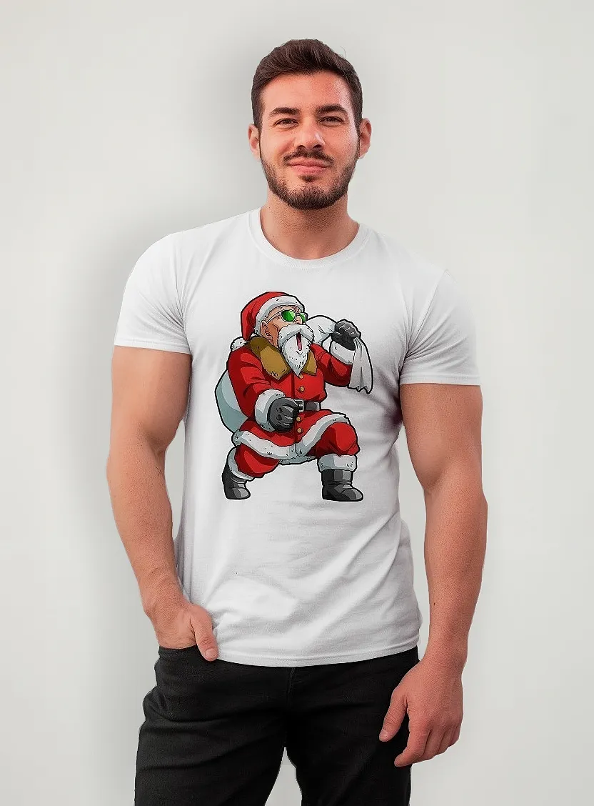 Remera P Hombre D Navidad Maestro Roshi Dragon Ball Nvd