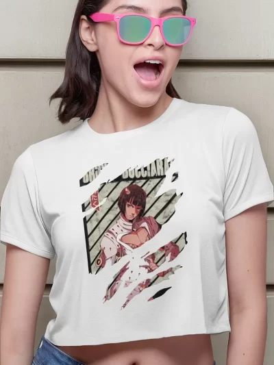 Remera Crop Anime Jojo Bruno Bucciarati Golden