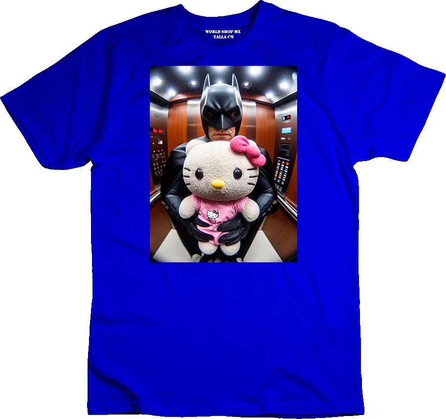 Remera Batman Y Hello Kitty