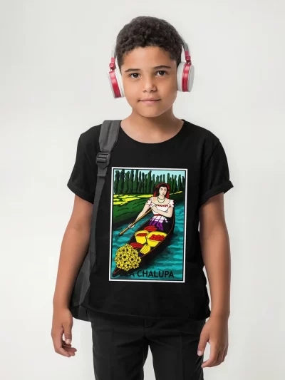 Remera Basica Para Dias Patrios Loteria Mexico La Chalupa