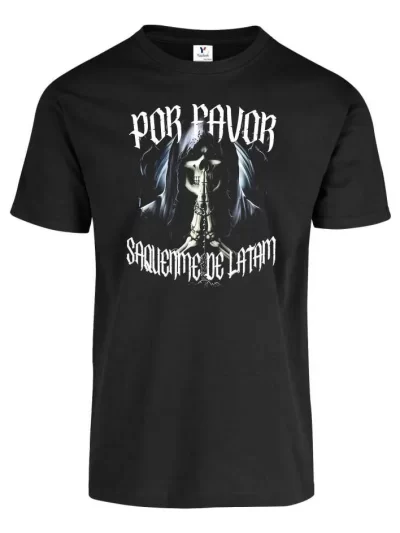 Remera Calacas Por Favor Sáquenme De Latam