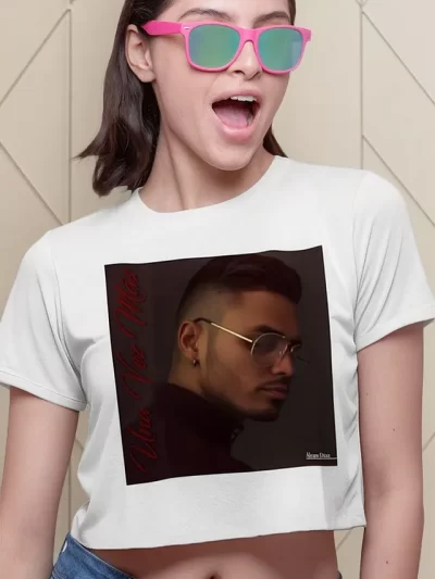 Remera Crop Alvaro Diaz Una Vez Mas