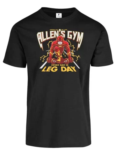 Remera Flash Gym Todos Los Días Día De Pierna