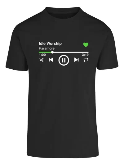 Remera Musical Paramore Idle Worship
