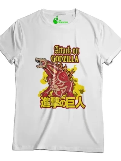 Remera Godzilla Attack On Titan