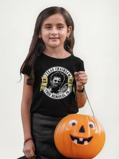 Camiseta Negra Halloween Disfraz Dia Muertos Masacre Texas