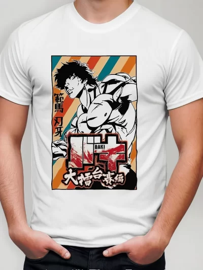 Remera Anime Manga Baki Hanma