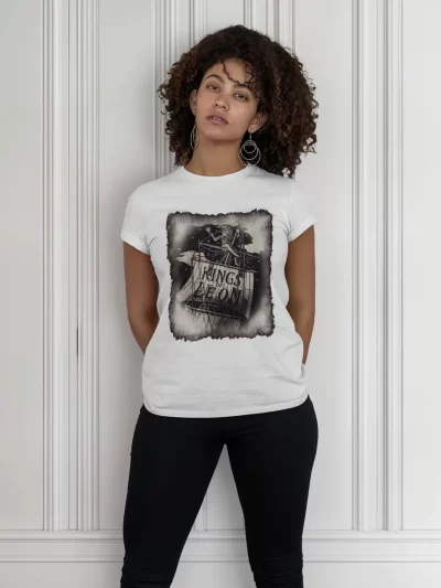 Remera Casual Rock Kings Of Leon Concierto Gira Moderna