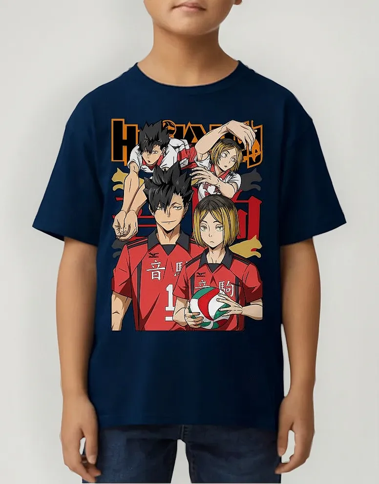 Remera Niño Haikyuu Tetsur Kuroo Y Kozume