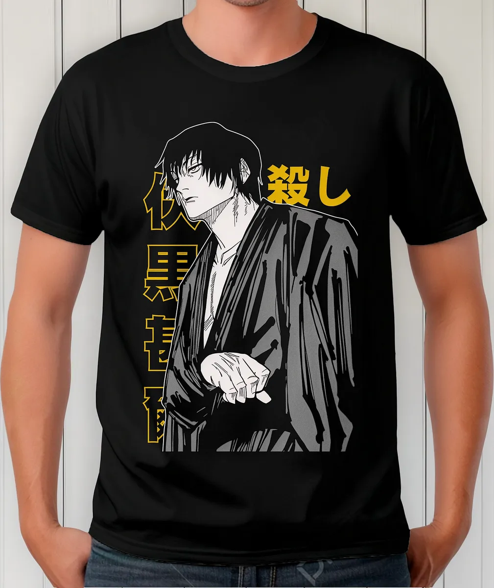 Remera Anime Jujutsu Kaisen Toji Fushiguro