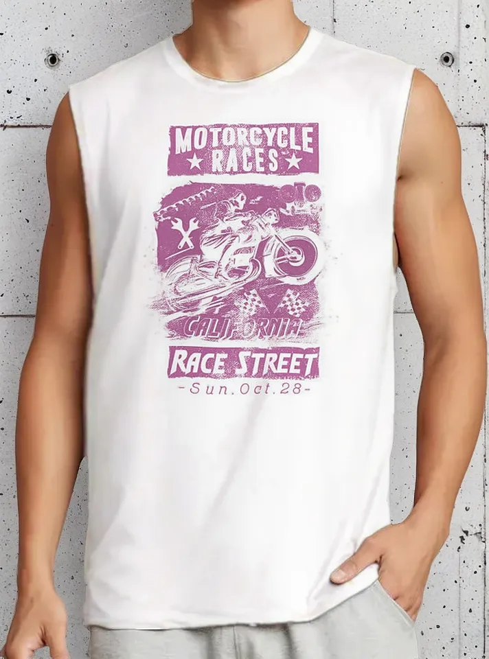 Remera De Motorcycle Races Street Sun Oct