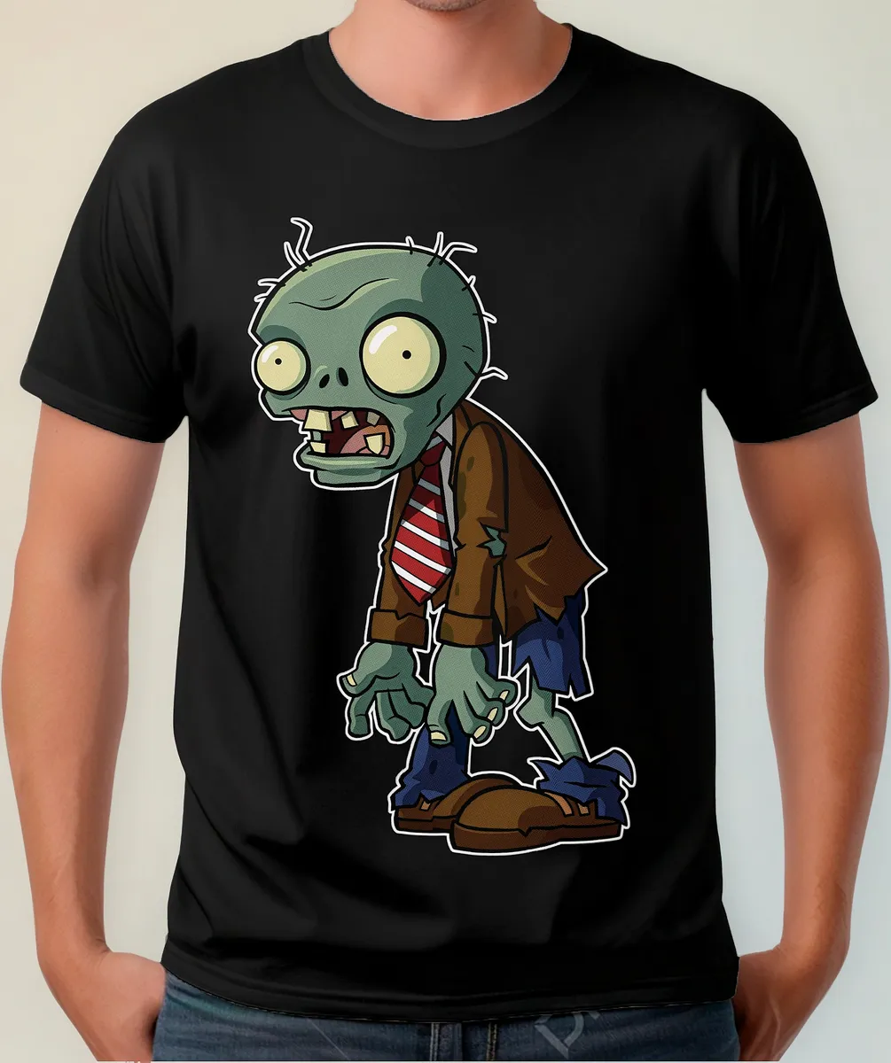 Remera Videojuego Plantas Vs Zombies Zombie