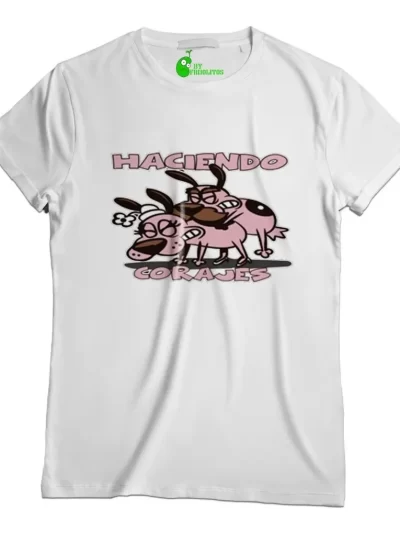 Remera Coraje Haciendo Corajes El Perro Cobarde