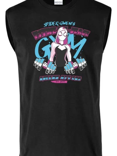 Remera Sin Manga Gym Gimnasio Spider Gwen Man Woman Nyc