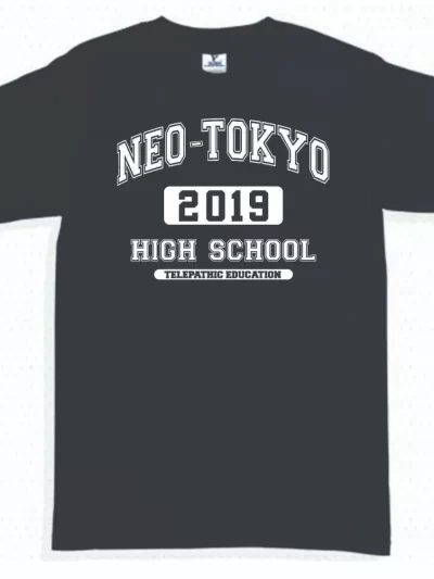 Remera Neo Tokyo Akira High School Anime