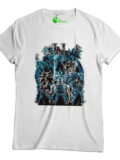 Remera Goku Dragon Ball Neon By Frijolitos