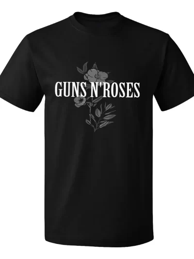 Remera Camiseta Guns N Roses Banda Rock Logo Rosas