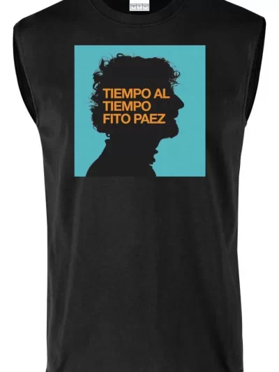 Remera Sin Manga Fito Páez Tiempo Al Tiempo