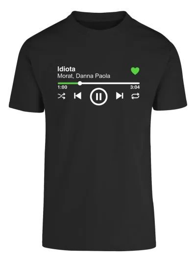 Remera Musical Morat Idiota