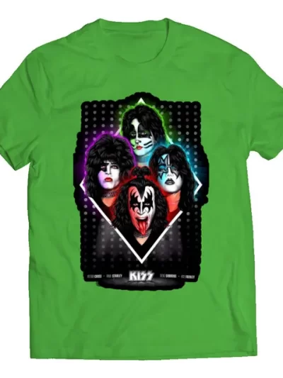 Remera Infantil Kiss Lover Rock Rock Glam Metal Pot