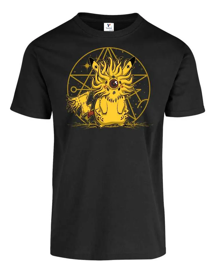 Remera Cthulhu Pikachu Pentagrama Lovecraft