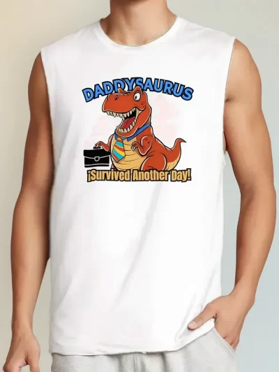 Remera De Trabajo Para Pap Dinosaurio Work