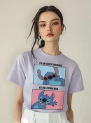 Remera Mujer Stitch Bipolar Lilo Y Stitch