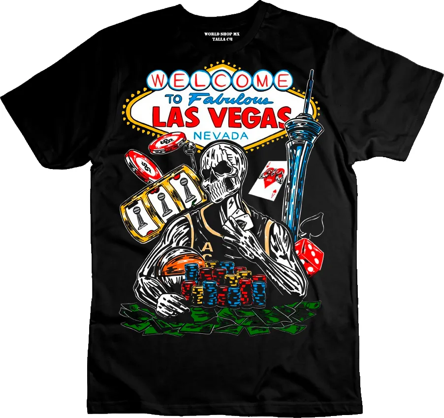 Remera Colores Las Vegas Nevada