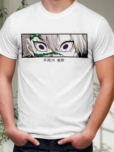 Remera Anime Manga Demon Slayer Obanai Iguro Pilar