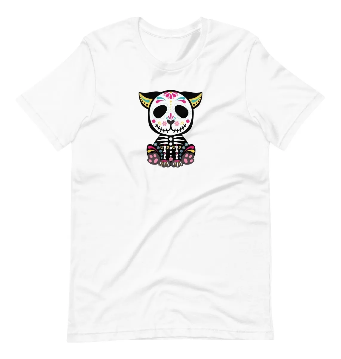 Remera Dia De Muertos Perro Catrina Alebrije Halloween