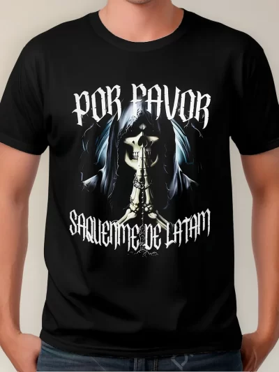 Remera Calaca Chidas Por Favor Sáquenme De Latam