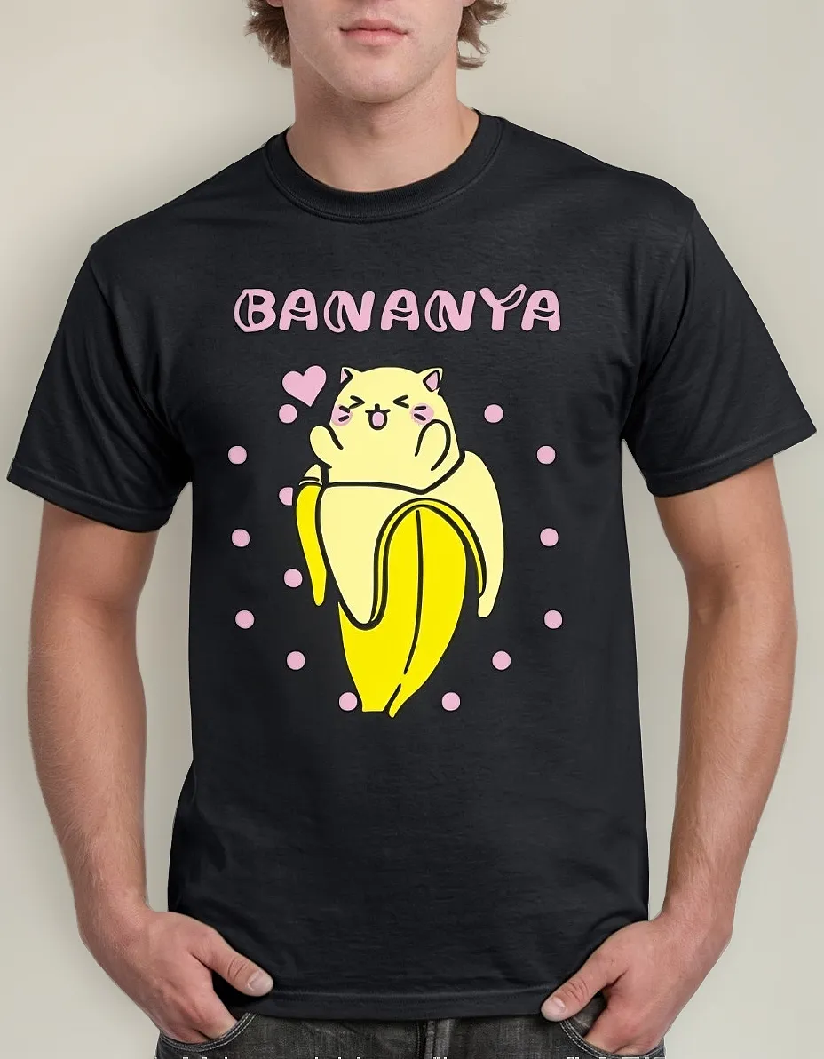 Remera Cute Kawaii Bananya Gato Banana Anime Japanese