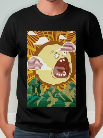 Remera Caricatura Rick Y Morty