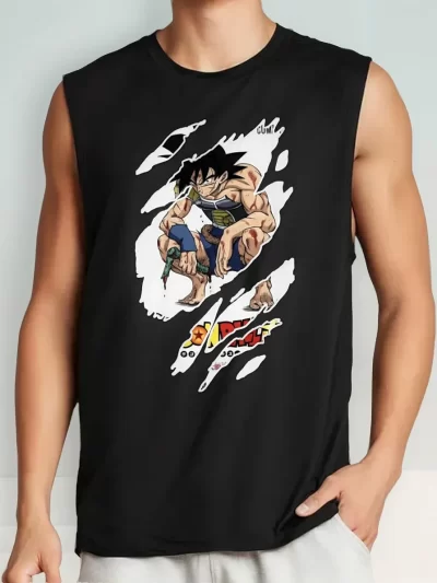 Remera De Anime Bardock Sayiayin Legendario Flame