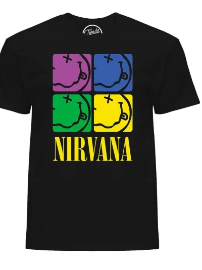 Remera Nirvana Banda Poster Aesthetic