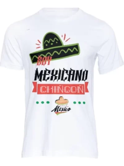Remera Mexicana Soy Mexicano Ching Viva México
