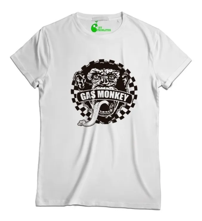 Remera Gas Monkey Basica By Frijolitos